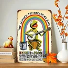 Kermit the Frog Tin Metal Signs Home Décor Poster Rainbow Tour Vintage Art Fram