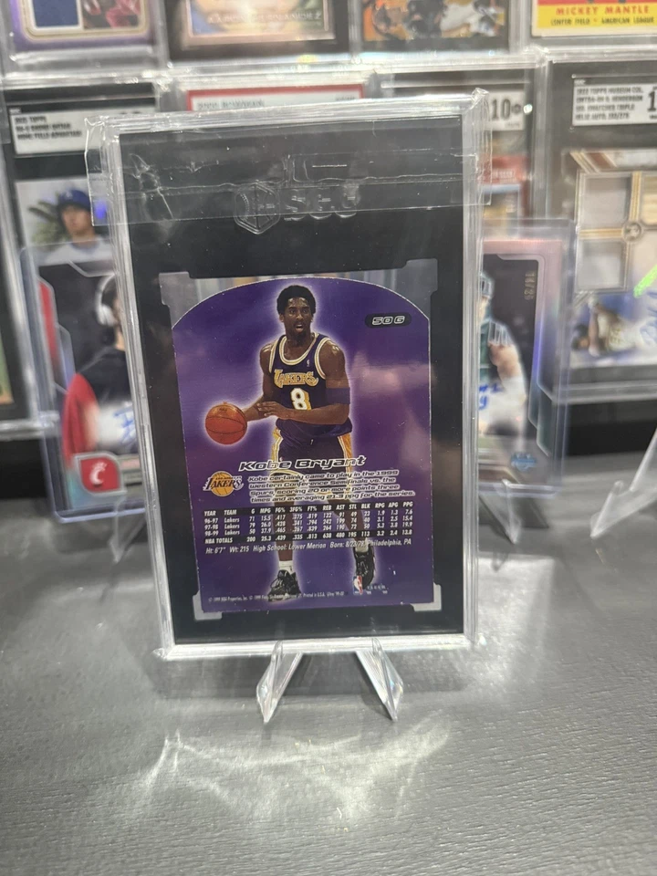1999 Ultra Fleer Kobe Bryant Gold Medallion #50G SGC 7 Los Angeles Lakers - Image 2 of 2