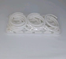 Wonder Hanger Set Of 8 White Plastic Hangers