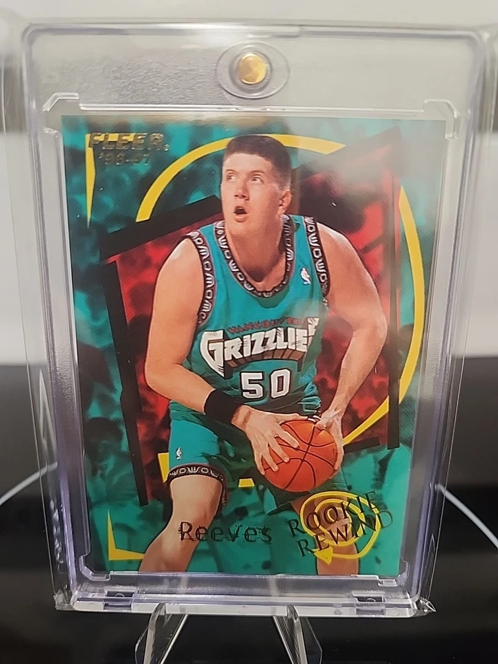 Fleer Bryant Reeves 1996-97 "Big Country" novato rebobinado 6 de 15-Grizzlies Foto 2 de 4