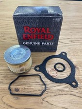 GENUINE ROYAL ENFIELD HIMALAYAN & SCRAM 411 OIL FILTER & SEALS P/N KLA00037/A