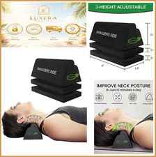 Cervical Traction Device Neck Stretcher Firm EVA Foam Spinal Alignment Posture