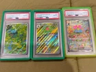Scarlet & Violet 151 Bulbasaur, Ivysaur, Venusaur PSA 10 Trio Set W/ Guards