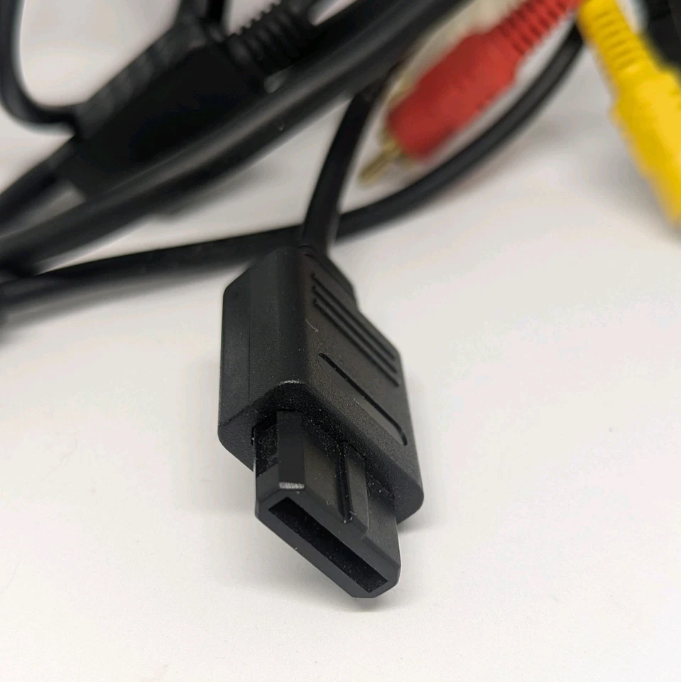 3 in 1 Multi Console Component AV cable for PS2/PS3 Wii Xbox 360 Black WORKS - Image 4 of 4