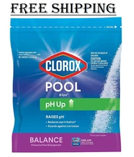 Swimming Pool Ph Up, Raises Ph, Protects against Eye and Skin Irritation, 4LB..