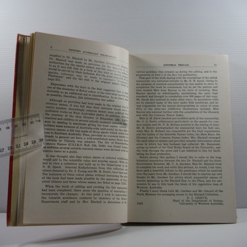 How to Know Western Australian Wildflowers by William E Blackall 1954 Part 1 HC - Foto 9 di 24