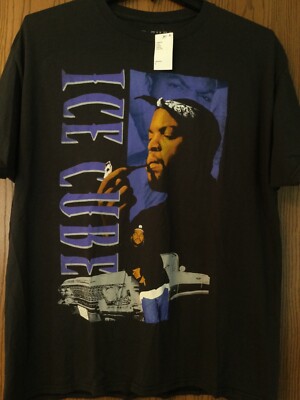 Ice Cube - Dual Images - Gray/NWT/L/Small Hole In Right Armpit
