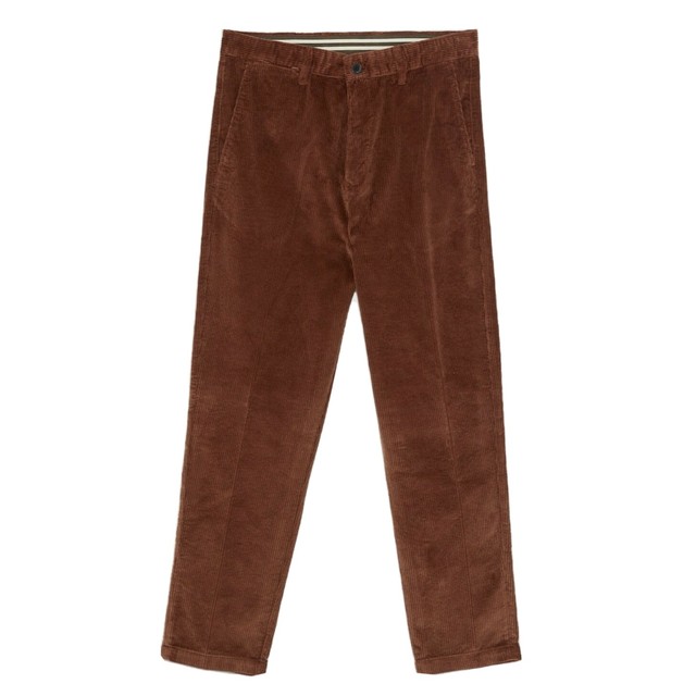 ZARA Man Corduroy Wide Leg Tessuto Italiano Brown Pants Mens size 34 | eBay