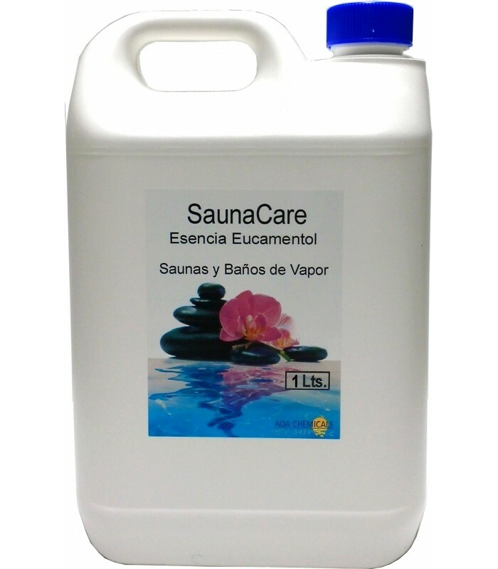 Esencia para Saunas y baños de vapor. Aroma Eucamentol. Botella 1 Lt