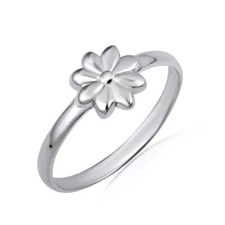Sterling Silver Daisy Flower Ring