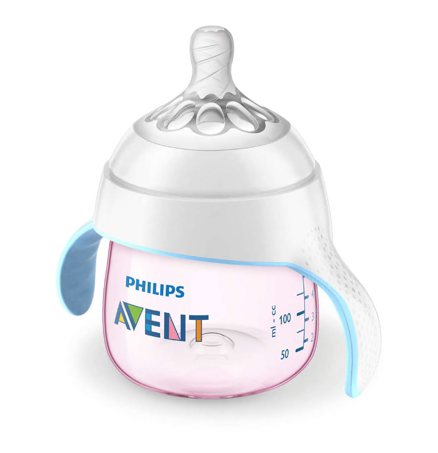 Philips Avent My Natural Trainer Sippy Cup oz SCF262/02 Pink