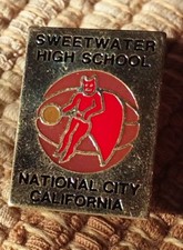 Sweetwater High School pin badge National City California Sweetwater High School pin badge National City California