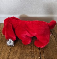 Vintage 1998 Ty Beanie Buddy ROVER Red Puppy Dog Stuffed Animal Plush Toy 12"