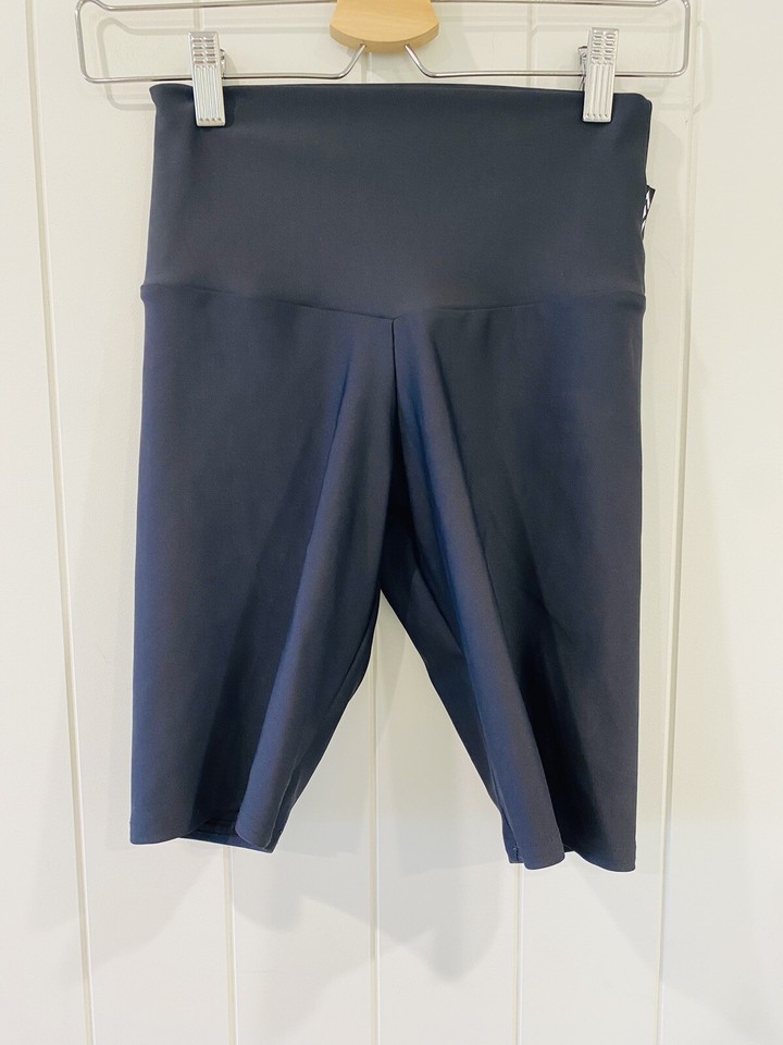 Exoticathletica Size S Small Black Bike Shorts High Waisted Stretch Workout