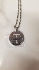 Tupperware Necklace Silvertone Charm & Chain ...