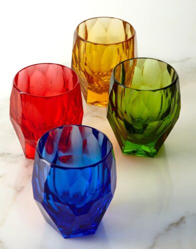 Mario Luca Giusti - Milly Rainbow Set 4 Acrylic Green, Blue, Red, Yellow