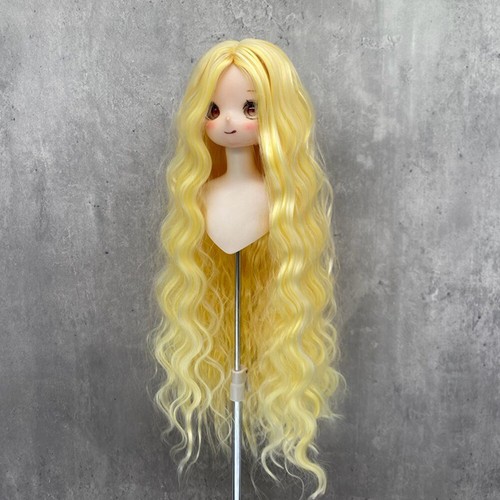 Peluca larga rizada Yutotue cabello colorido para 1/3 1/4 1/6 BJD SD muñeca pelucas de cabello hágalo usted mismo - Imagen 8 de 34