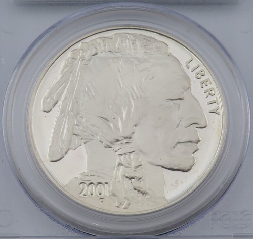 2001 P Buffalo Silver Dollar Commemorative $1 PCGS PR69DCAM - 11424793 - Picture 4 of 8