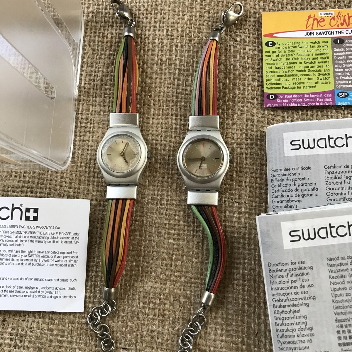 Lot of 2 Swatch Irony YSS1006 2004 Ladies Watch Filamento  display picture 1