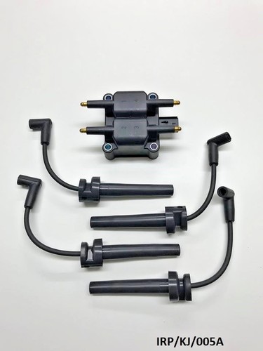 Ignition Coil & Leads KIT for Jeep Cherokee /Wrangler 2.4L 2002-2006 IRP/KJ/005A - Picture 1 of 4