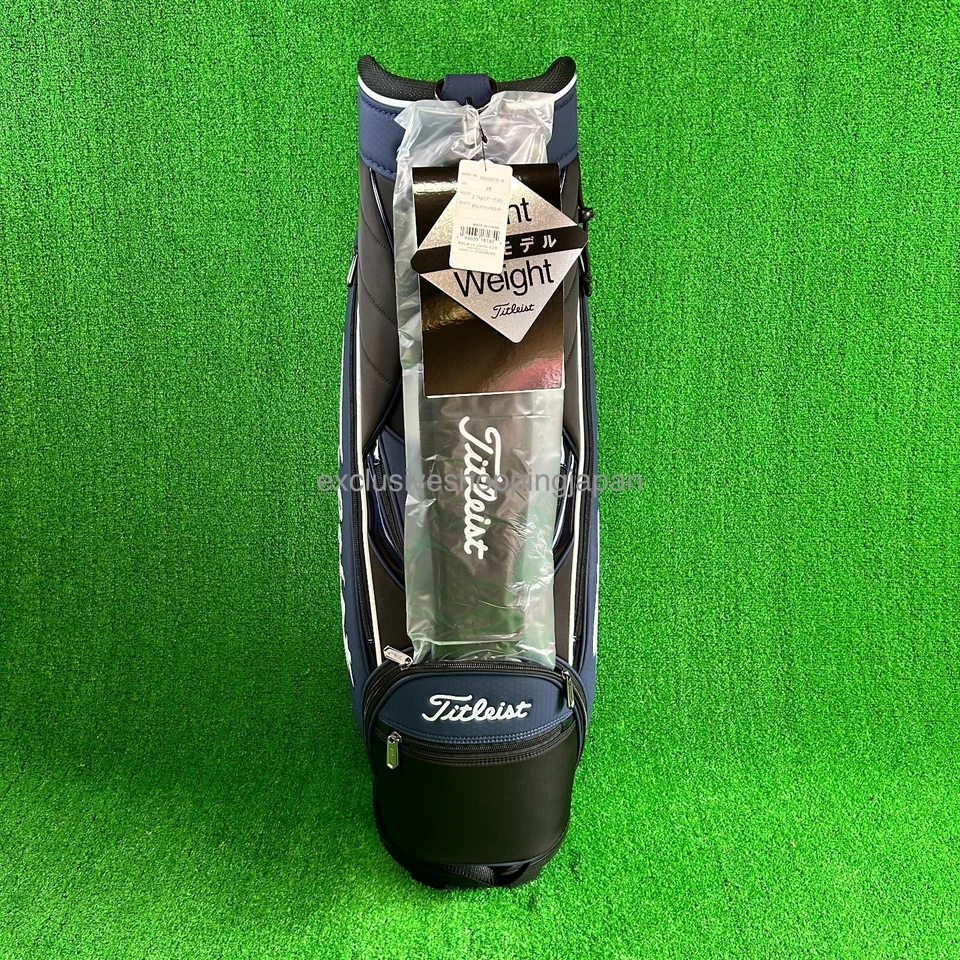 Carro de golf Titleist bolsa Aspire 9 x 47 pulgadas 5 vías modelo 2023 ligero 2,7 kg azul marino Foto 4 de 4