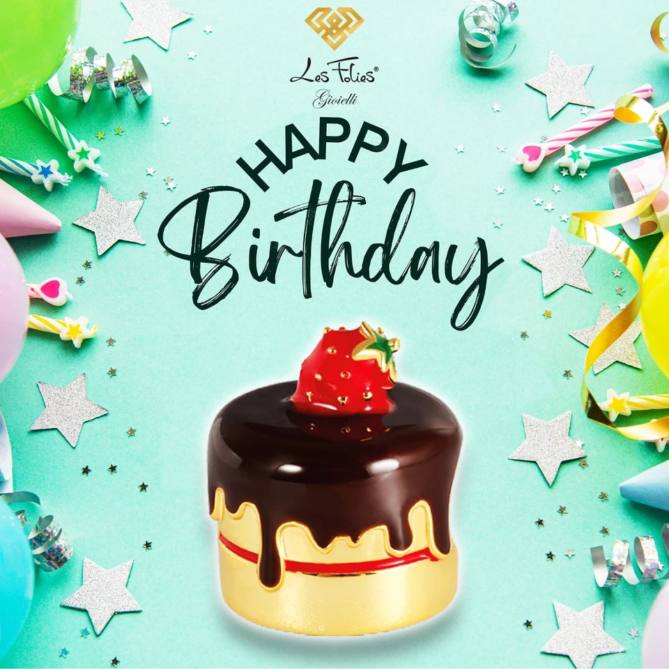 Charm Dolce glassato in argento 925 - Les Folies - Immagine 3 di 4