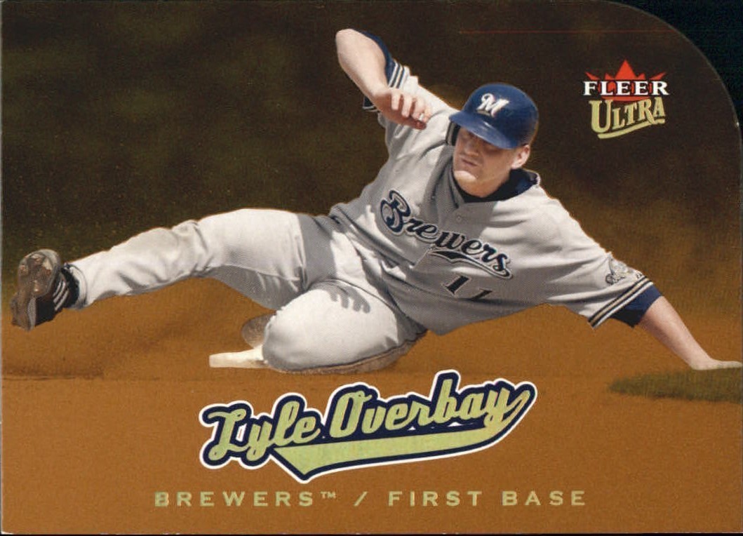 2005 Fleer Ultra Gold Medallion #68 Lyle Overbay Milwaukee Brewers