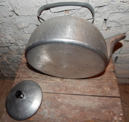 Vintage USSR Soviet Russian Army Molten Military Tea Pot Kettle Stove 3L, New - Picture 4 of 8