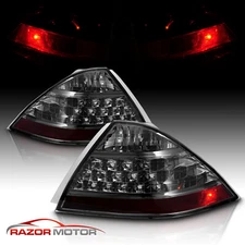 For 2006 2007 Honda Accord LX/EX/EXL Sedan Smoke Rear Brake Tail Lights Pair