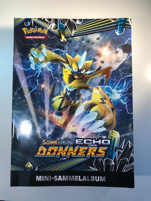 Pokemon Sammelkartenspiel Sonne & Mond Echo des Donners Neu Mini-Sammelalbum