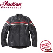 Genuine Indian Motorcycle Freeway Jacket 2 Black Red New Free Shipping