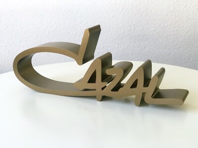 vintage CAZAL DISPLAY LOGO 3D GOLD large store sign decoration sunglasses