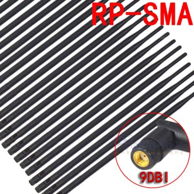 9dBi RP-SMA Dual Band 2.4GHz 5GHz High Gain WiFi Router Wireless Tilt Antenna