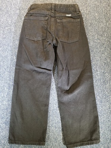Wrangler Jeans Boy's 8 Reg Lot of 2 Cargo Straight Jeans Black Beige Casual - Picture 9 of 16