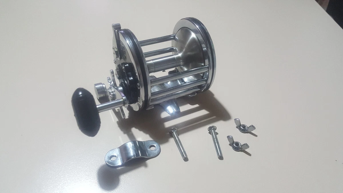 Penn 101 Serie Argento: Coperchio Cuscinetto Vintage NOS Per Mulinello Da Pesca