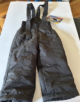 NWT Infant Boys Snow/Ski/Winter/Snowboard Bib Pants - Black - 18 Month
