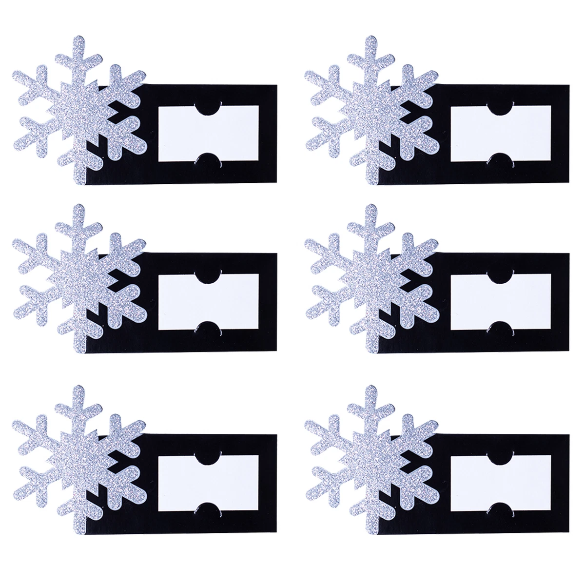 Sottobicchiere personalizzato Natale Fiocchi di neve rossi - TenStickers