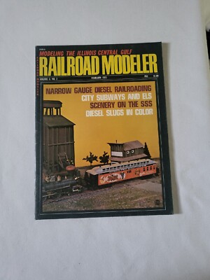 1973 February, Railroad Modeler Magazine, City Subways, (CP432)