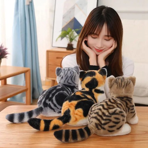 26cm Cats Plush Toys Cute Cat Doll Pet Toys Home Decor Gift for Girls Birthday - Picture 22 of 32