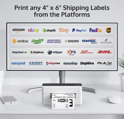 IFONII Shipping Label Printer 4x6 Shipping High Thermal - 第 6/9 張圖片