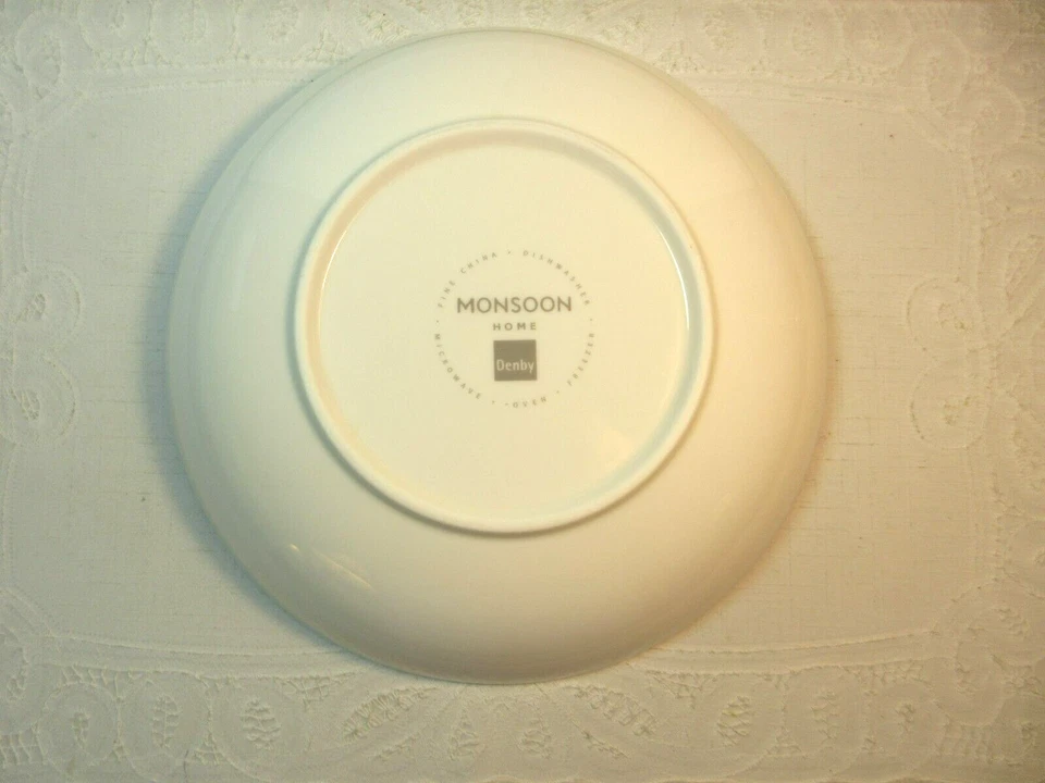 Denby-Langley Monsoon Home DAISY *1 tazón de pasta individual* 9 1/2" porcelana fina Foto 3 de 4