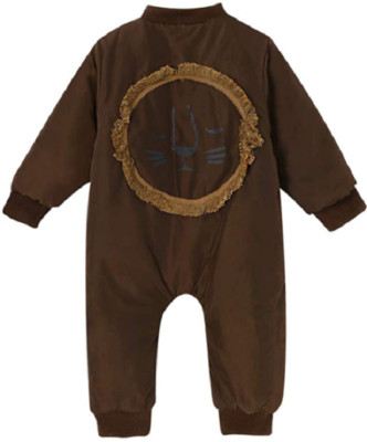 ANKE Infant Baby One-Piece Down Jacket Warm Romper Coverall Lion Size Small