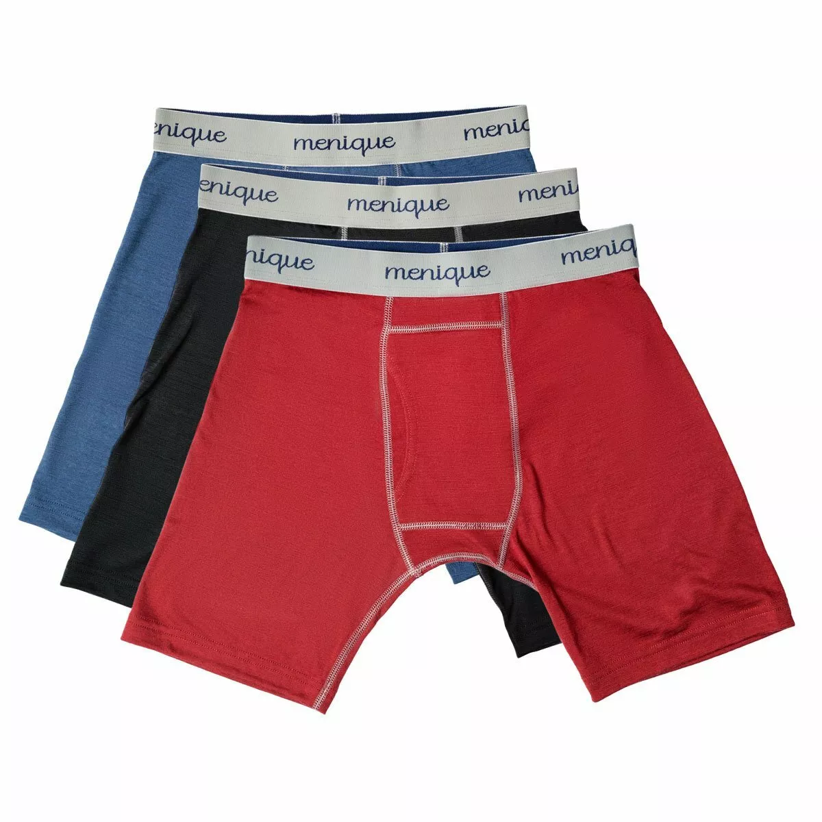 Men's 3-Pack Boxer Shorts * 100 Merino Wool Breathable Underwear