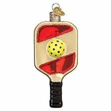 Old World Christmas Pickleball Paddle Blown Glass 2020 Christmas Ornaments