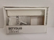 Ikea BETYDLIG Curtain Rod wall / Ceiling Bracket White 302.198.89 SEALED NEW