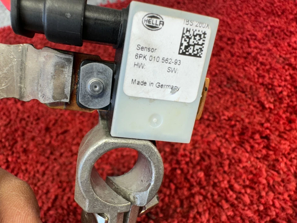 Cable terminal batería negativo BMW 2008-2013 E82 E88 E89 IBS OEM 89 k Foto 2 de 4