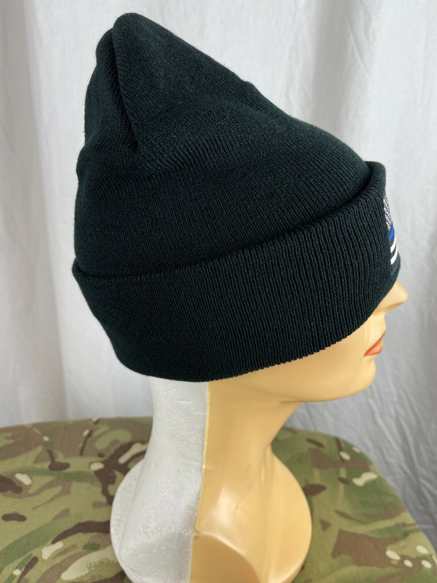 thin blue line beanie hat