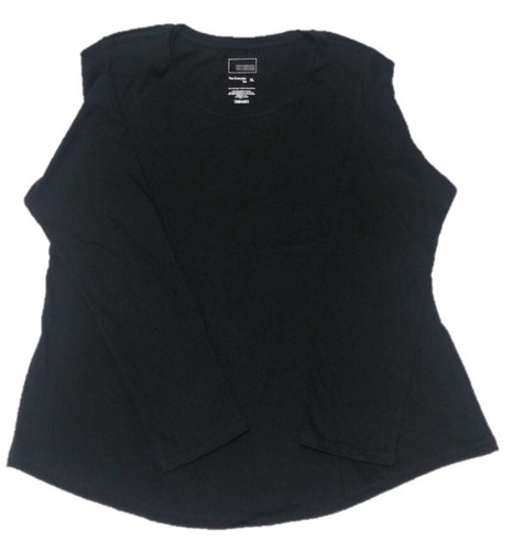 LADIES L/S CREW NECK SOLID TEE STYLE LJT713L - Picture 3 of 3