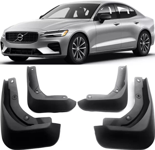 4X  Mudflaps Mud Splash Guards Mudguards Fenders For 2019-2024 Volvo S60 Sedan