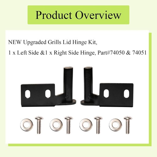 Kit Cerniera Coperchio Griglie 74050 & 74051 Compatibile con Griglie Traeger, Traeger Pelle - Foto 2 di 3